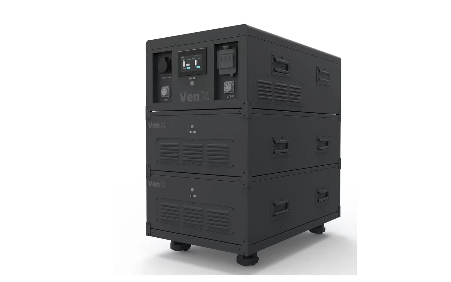 Reference front panel for the VenX three-phase Power Box